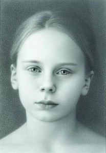 Brett Bigbee, Abby, 2004. Graphite on paper, 11-1/2 x 8 inches. Courtesy of Alexandre Gallery