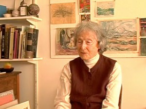 Vita Petersen (1915-2011). Still from a video from 2007. Courtesy of the New York Studio School.