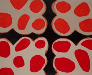 Bettina Blohm, Rorschach, 2009. Oil on canvas, 68 x 84 inches. Courtesy of the Artist