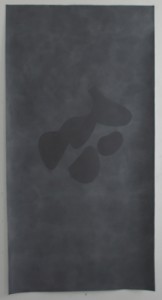 Lisa Abbott-Canfield, Living Fossil (titled by John Yau), 2011. Gesso and oil on canvas, 46 x 91 inches. Courtesy of the Artist