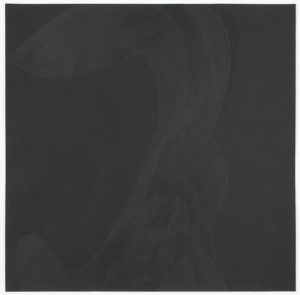 Lisa Abbott-Canfield, Maneuvering the Beat of Rock’n’Roll (from the suite "White Shadow,” titled by Bob Holman,) 2010-11. Graphite, gesso and gloss polymer medium on Stonehenge printmaking paper, 19 x 19 inches. Collection of Sally and Wynn Kramarksy, New York