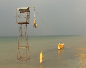 Oded Hirsch, Halfman, 2009. Color C-print, 40 x 50 inches, edition of 4. Courtesy of Thierry Goldberg