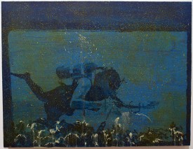 Greg Lindquist, The World Without Sun, 2012. Oil on panel, 20 x 26 inches. Courtesy of Elizabeth Harris Gallery