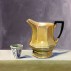 Toon Kuijpers, Yellow Jug, 2011. Oil on canvas, 20 x 17.5 inches. Courtesy of Howard Scott Gallery.