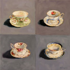 Toon Kuijpers, Royal Albert, 2011. Oil on canvas, 22 x 22 inches. Courtesy of Howard Scott Gallery.