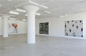 Installation shot, Jacqueline Humphries at Greene Naftali Gallery, March 29 to April 28, 2012