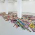 Polly Apfelbaum, Flatterland Funkytown, 2012. Installation, D'Amelio Gallery, New York
