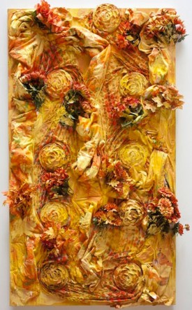 Thornton Dial, The County, 199. Mixed Media 64 x 43 x 7 inches. Courtesy of Allegra Laviola Gallery