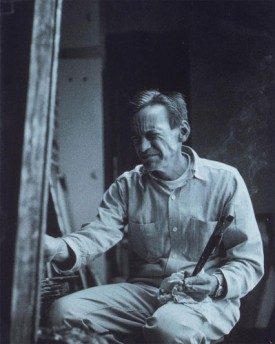 Photograph of David Park at his Easel, 1958, by Imogen Cunningham. Reproduced in Helen Park Bigelow’s book reviewed in this article