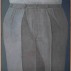 Domenico Gnoli, Striped Trousers, 1969. Acrylic and sand on canvas, 67 x 63 inches. Private Collection. Photo: Alessandro Vasari