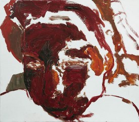 Nicole Wittenberg, The Countess 2 (London on October 15th, 2010), oil on canvas, 29 x 33 inches. Courtesy of Freight & Volume