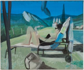 Marc Desgrandchamps, Untitled, 2011. Oil on canvas, 18 x 21-1/2 inches. Courtesy of Galerie Zürcher.