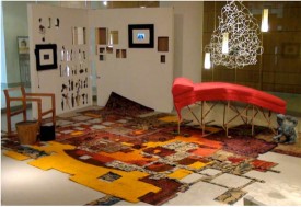 Installation shot of work by Elana Herzog in the exhibition under review