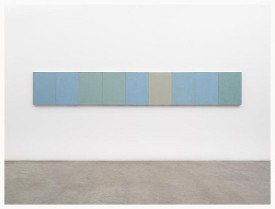 Brice Marden, Ru Ware Project, 2007-2012. Oil on linen, nine canvases, each 24 x 18 inches. Courtesy of Matthew Marks Gallery