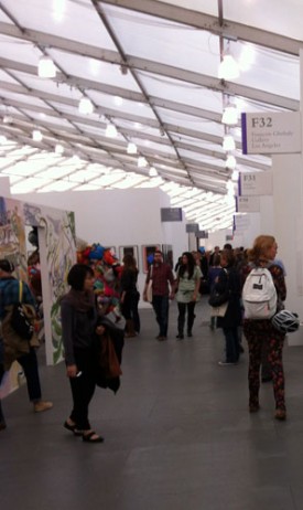 Visitors to Frieze Art Fair New York, May 2012. Photo: artcritical