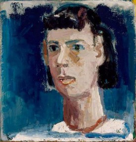 David Park, Head of Lydia, 1953. Oil on canvas, 25 x 24 inches. Reproduced in Helen Park Bigelow’s book reviewed in this article