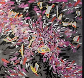 Judith Murray, First Day, 2011. Oil on linen, 72 x 77 inches. Courtesy of Sundaram Tagore Gallery