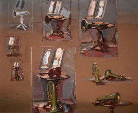 Jean Hélion, Page de Musique, 1962. Oil on canvas, 23-5/8 x 28-3/4 inches. Courtesy of Schroeder Romero & Shredder