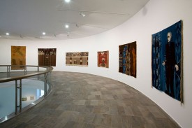 Installation of tapestries from the 1950s by Hannah Ryggen at the Kunsthalle Fridericianum, Kassel. Photo: Photo: Roman März