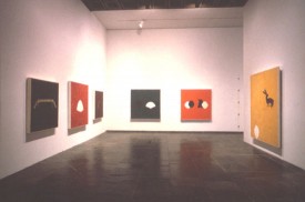 Installation shot of Denise Green's paintings at the Whitney Museum of American Art, New York's 1979 exhibition, "New Image Painting" discussed in this interview. Courtesy of the Artist