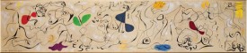 André Masson, L'histoire de Thésée, 1943. Oil on canvas, 14-1/2 x 62 inches. © 2012 Artists Rights Society (ARS), New York / ADAGP, Paris. Courtesy Blain Di Donna
