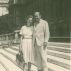 Jenny and Clement Greenberg on the steps of the Kunsthistoriches Museum, Vienna, in 1959, from the book under review