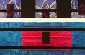 Stephen Ellis, Untitled, 2012. Oil and alkyd on linen, 39 x 60 inches. Courtesy of the artist and Von Lintel Gallery, NY