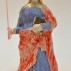Mary Carlson, Catherine of Alexandria (after Pintorichhio), 2012. Glazed porcelain and plastic sword, 7 x 3 x 3 inches. Courtesy of Studio 10