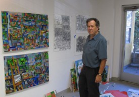 Hearne Pardee in his studio, Davis, California, 2012. Courtesy of the Artist