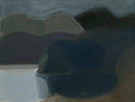 Susannah Phillips, Landscape 10, 2012. Oil on canvas, 36 x 46 inches. Courtesy of Lori Bookstein Fine Art.