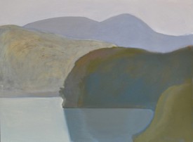 Susannah Phillips, Landscape 11, 2012. Oil on canvas 36 x 47 inches. Courtesy of Lori Bookstein Fine Art.