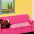 David Humphrey, Pink Couch, 2012. Acrylic on canvas, 60 x 72 inches. Courtesy of Fredericks & Freiser