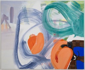 David Humphrey, Scratcher, 2012. Acrylic on canvas, 60 x 72 inches. Courtesy of Fredericks & Freiser