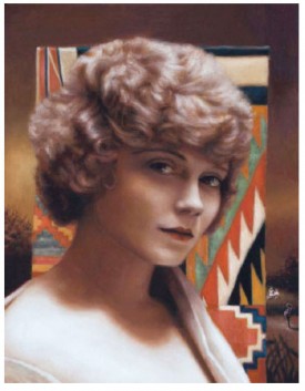 Alison Blickle, Gilda’s Past, 2012. Oil on canvas, 24 x 18 inches. Courtesy of the Artist and Thierry Goldberg Projects. This work has been donated by the artist to the May 2013 benefit gala of the Rema Hort Mann Foundation.