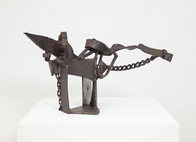 Melvin Edwards, Ways of Steel, 1988. Welded steel, 17 x 32-1/4 x 14-5/8 inches. Courtesy of Alexander Gray Associates, New York