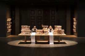 Installation shot of The Event of a Thread by Ann Hamilton at the Park Avenue Armory, December 2012. Photo: James Ewing