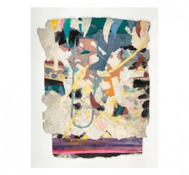 Al Loving, Untitled, 1982. Paper collage, 37 x 28 1/2 inches. Courtesy of Gary Snyder Gallery