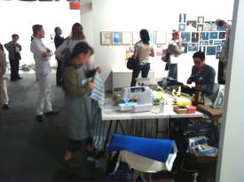 Atsushi Kaga at mother's tankstation, Dublin's booth at Art Positions (Art Basel Miami Beach) 2012