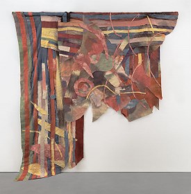 Al Loving, Untitled #32, c. 1975. Mixed media, 121 3/4 x 112 inches. Courtesy of Gary Snyder Gallery