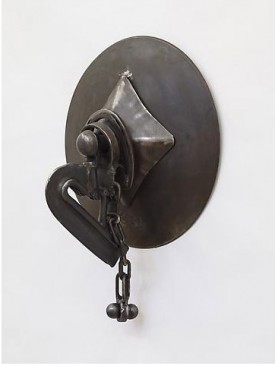 Melvin Edwards, Texcali, 1965. Welded steel, 19-3/4 x 15-1/3 x 8-1/2 inches. Courtesy of Alexander Gray Associates
