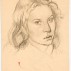 Leo Steinberg, Untitled, “’41, Deirdre.” Graphite on paper, 12-7/8 inches x 9¼ inches. Courtesy of the New York Studio School