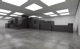 Antony Gormley, Model, 2012. Weathering steel, 16’6” x 106’9” x 44’6”. Courtesy White Cube