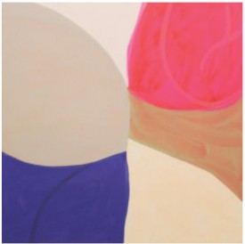 Marina Adams, 40 Watt Moon, 2010. Acrylic on Linen, 38 x 38 inches. Courtesy of Hionas Gallery