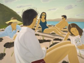 Alex Katz, Round Hill, 1977, Oil on Linen. Los Angeles County Museum of Art © Alex Katz/Licensed by VAGA, New York, NY Digital Image © 2012 Museum Associates / LACMA