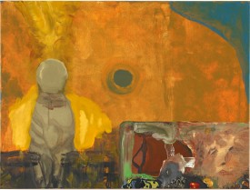 Jorge Queiroz, Alphabet, 2011. Vinyl ink on canvas, 23-1/2 x 31-1/2 inches. Courtesy of Sikkema Jenkins & Co.