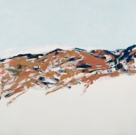 Sandy Walker, IJ Bar Song II, 2011. Oil on canvas, 60 x 60 inches. Courtesy of Elizabeth Harris Gallery