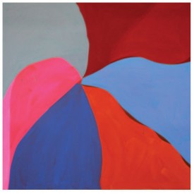 Marina Adams, Spin, 2010. Acrylic on Linen, 48 x 48 inches. Courtesy of Hionas Gallery