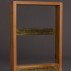 Luis Camnitzer, Sentence Reflecting the Sentence That States the Reflection, 1975, Wood, brass, and glass, 13 7/8 x 9 3/4 x 2 in. (35.2 x 24.8 x 5.1 cm), Colección Patricia Phelps de Cisneros