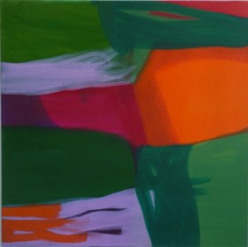 Greg Goldberg, NYC 7/30-12/3, 2012. Oil on linen, 48 x 48 inches. Courtesy of Stephan Stoyanov Gallery