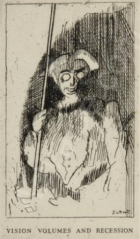 Walter Richard Sickert, Visions, Volumes and Recessions, ca.1928/29. Etching.